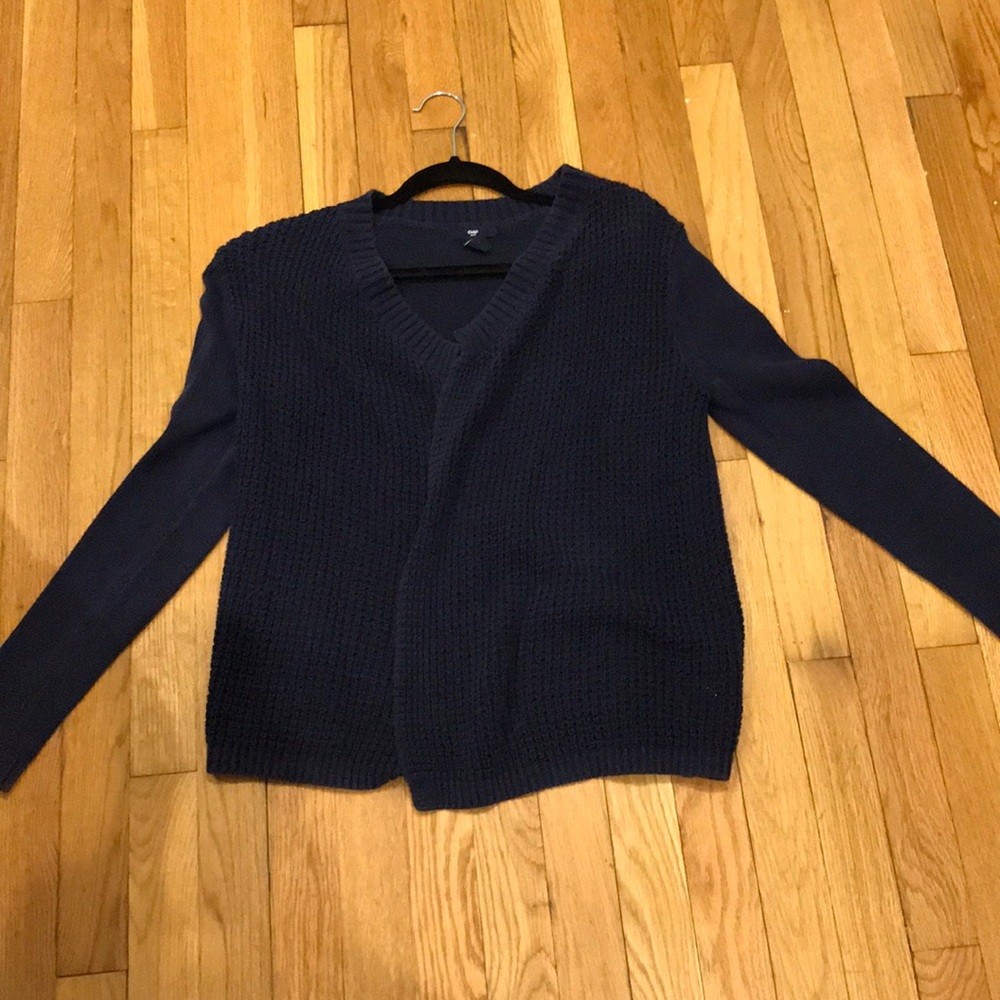 Gap Women’s Cardigan Navy Blue Size S